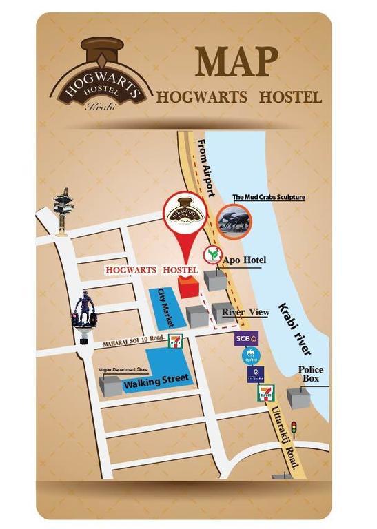 Hogwortz Hostel Krabi town Extérieur photo